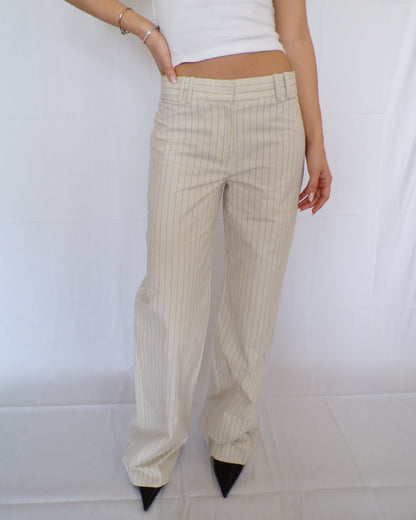 Vintage Burberry Pinstripe Trousers