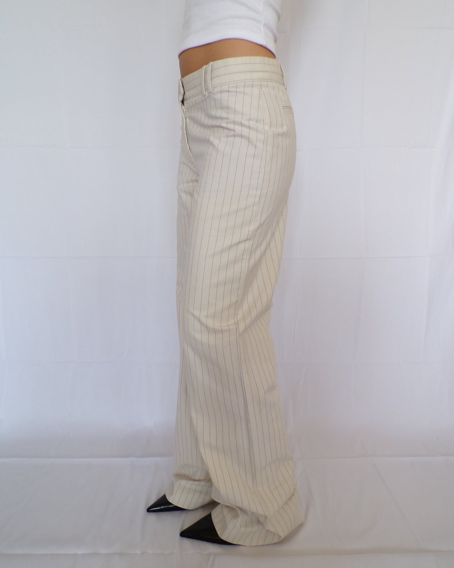 Vintage Burberry Pinstripe Trousers