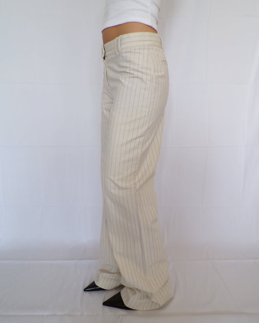 Vintage Burberry Pinstripe Trousers