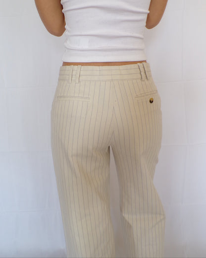 Vintage Burberry Pinstripe Trousers