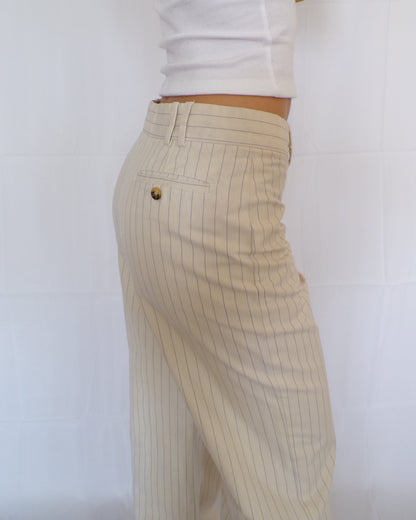 Vintage Burberry Pinstripe Trousers