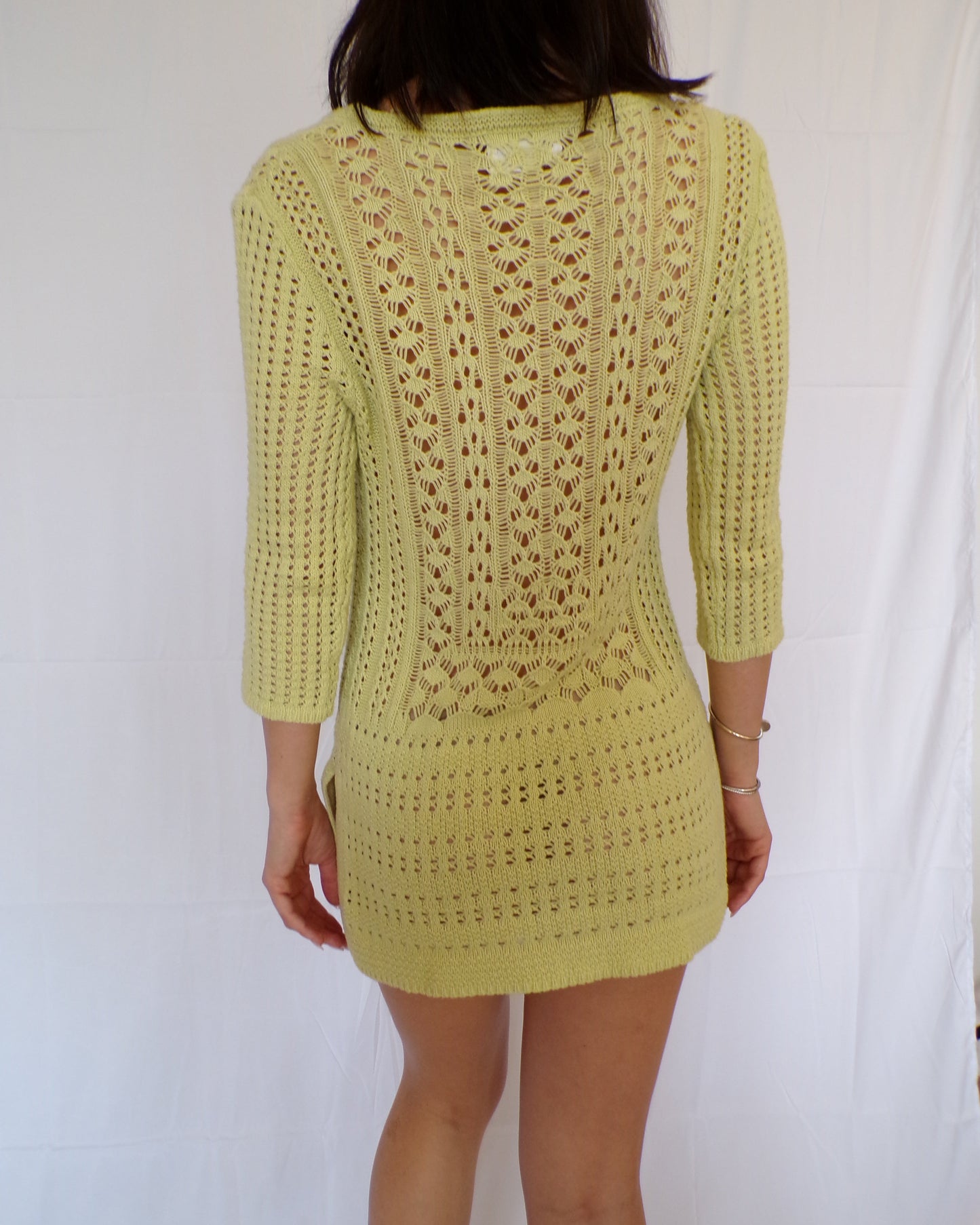 Crochet Ultra Mini Dress
