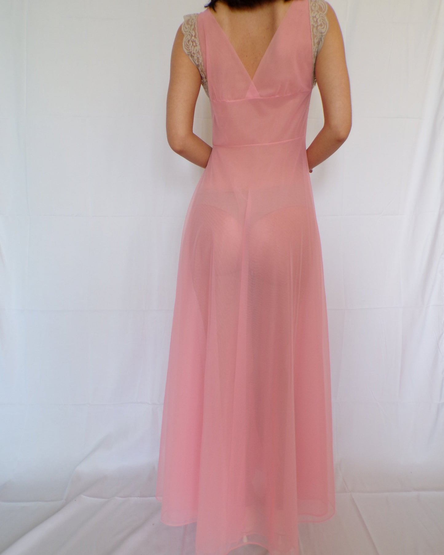Pink Maxi Slip Dress